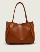 COCCINELLE De piele geantă shopper Pansy | piele întoarsă