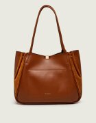 COCCINELLE De piele geantă shopper Pansy | piele întoarsă
