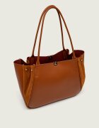 COCCINELLE De piele geantă shopper Pansy | piele întoarsă
