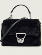 COCCINELLE Geantă pe umăr Arlettis | shearling cu adaos de piele