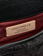 COCCINELLE Geantă pe umăr Arlettis | shearling cu adaos de piele