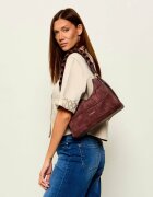 COCCINELLE Geantă pe umăr Boheme | piele întoarsă cu adaos de piele
