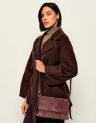 COCCINELLE Geantă pe umăr Boheme | piele întoarsă cu adaos de piele