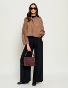 COCCINELLE Geantă pe umăr Boheme | piele întoarsă cu adaos de piele