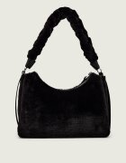 COCCINELLE Geantă pe umăr Boheme | shearling cu adaos de piele