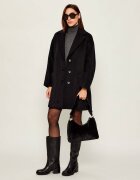 COCCINELLE Geantă pe umăr Boheme | shearling cu adaos de piele