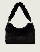 COCCINELLE Geantă pe umăr Boheme | shearling cu adaos de piele