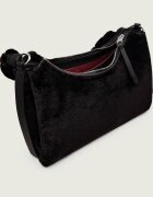 COCCINELLE Geantă pe umăr Boheme | shearling cu adaos de piele