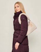 COCCINELLE Geantă pe umăr Boheme | shearling cu adaos de piele