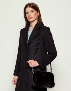 COCCINELLE Geantă pe umăr Boheme | shearling cu adaos de piele