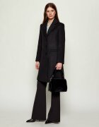 COCCINELLE Geantă pe umăr Boheme | shearling cu adaos de piele
