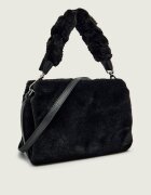 COCCINELLE Geantă pe umăr Boheme | shearling cu adaos de piele