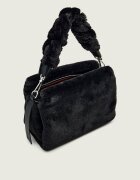COCCINELLE Geantă pe umăr Boheme | shearling cu adaos de piele