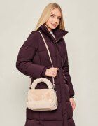 COCCINELLE Geantă pe umăr Boheme | shearling cu adaos de piele