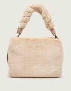 COCCINELLE Geantă pe umăr Boheme | shearling cu adaos de piele