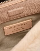 COCCINELLE Geantă pe umăr Boheme | shearling cu adaos de piele