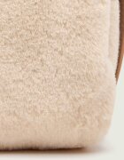 COCCINELLE Geantă pe umăr Boheme | shearling cu adaos de piele
