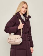 COCCINELLE Geantă pe umăr Campus | shearling cu adaos de piele