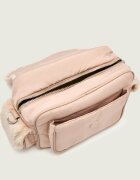 COCCINELLE Geantă pe umăr Campus | shearling cu adaos de piele