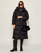 COCCINELLE Geantă pe umăr Campus | shearling cu adaos de piele