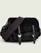 COCCINELLE Geantă pe umăr Campus | shearling cu adaos de piele