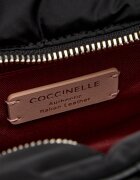 COCCINELLE Geantă pe umăr Campus | shearling cu adaos de piele