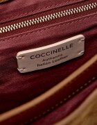 COCCINELLE Geantă pe umăr Mavery | piele întoarsă cu adaos de piele