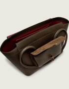 COCCINELLE Geantă shopper 3 în 1 Double Beat cu adaos de piele