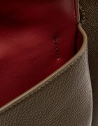 COCCINELLE Geantă shopper 3 în 1 Double Beat cu adaos de piele