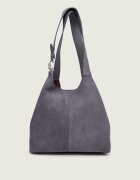 COCCINELLE Geantă shopper + borsetă C-Easy | piele întoarsă