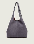 COCCINELLE Geantă shopper + borsetă C-Easy | piele întoarsă