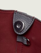 COCCINELLE Geantă shopper + borsetă C-Easy | piele întoarsă