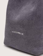COCCINELLE Geantă shopper + borsetă C-Easy | piele întoarsă