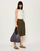 COCCINELLE Geantă shopper + borsetă C-Easy | piele întoarsă