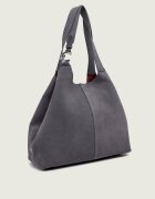 COCCINELLE Geantă shopper + borsetă C-Easy | piele întoarsă