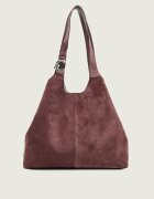 COCCINELLE Geantă shopper + borsetă C-Easy | piele întoarsă