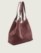 COCCINELLE Geantă shopper + borsetă C-Easy | piele întoarsă