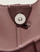 COCCINELLE Geantă shopper + borsetă C-Easy | piele întoarsă