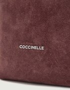 COCCINELLE Geantă shopper + borsetă C-Easy | piele întoarsă