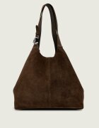 COCCINELLE Geantă shopper + borsetă C-Easy | piele întoarsă