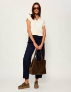 COCCINELLE Geantă shopper + borsetă C-Easy | piele întoarsă