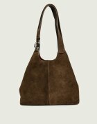 COCCINELLE Geantă shopper + borsetă C-Easy | piele întoarsă