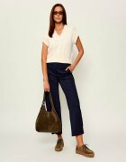 COCCINELLE Geantă shopper + borsetă C-Easy | piele întoarsă
