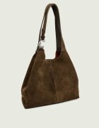 COCCINELLE Geantă shopper + borsetă C-Easy | piele întoarsă