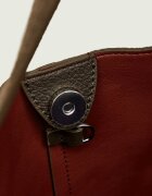 COCCINELLE Geantă shopper + borsetă C-Easy | piele întoarsă