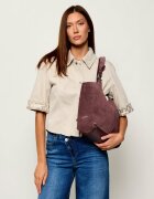 COCCINELLE Geantă shopper + borsetă C-Easy | piele întoarsă