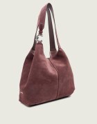 COCCINELLE Geantă shopper + borsetă C-Easy | piele întoarsă