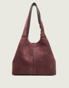 COCCINELLE Geantă shopper + borsetă C-Easy | piele întoarsă