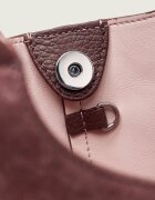COCCINELLE Geantă shopper + borsetă C-Easy | piele întoarsă