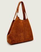 COCCINELLE Geantă shopper + borsetă C-Easy | piele întoarsă